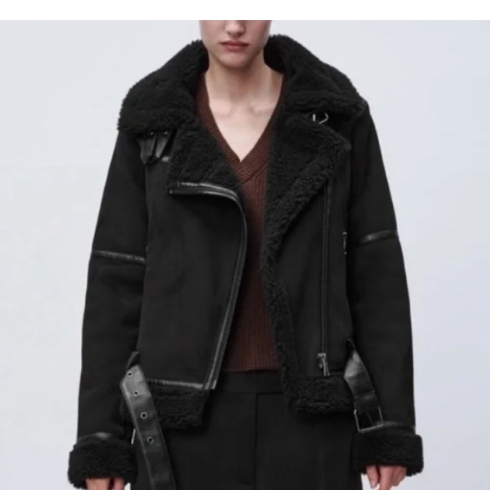 Zara teddy jacket